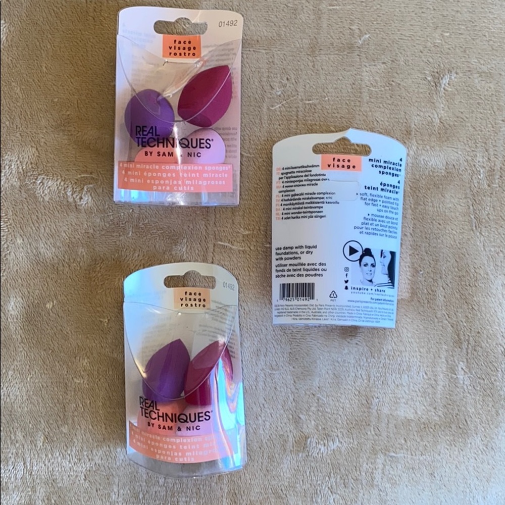 Real Techniques: 4 Mini Miracle complexion sponges